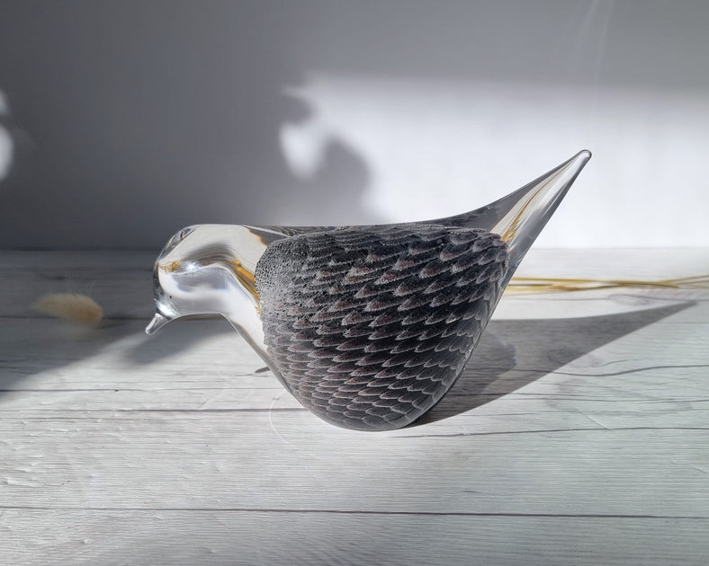 Fare Marcolin for FM Konstglas, Overlapping Feather Sfumato Art