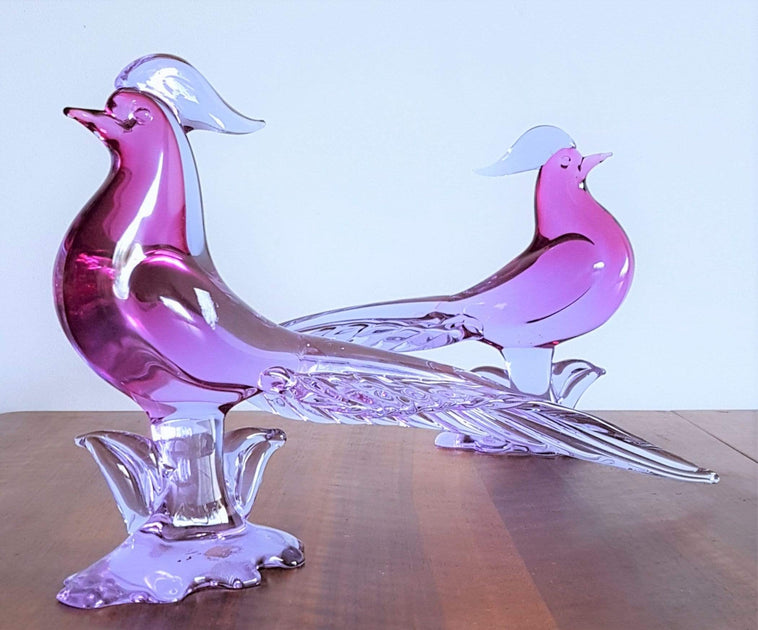 Pair of 1950s Murano by Archimede Seguso, Neodymium Sommerso