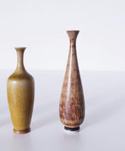 Höganäs Keramik Ceramic 1950s - 60s Höganäs Keramik, John Andersson, Set of 5 Miniature Ceramic Vases and Mortar & Pestle