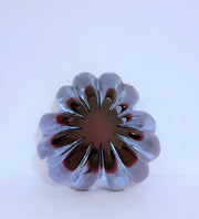 Murano Glass 1960s Italian Murano Sommerso Sculpted Art Glass Neodymium / Alexandrite and D. Pink Dish