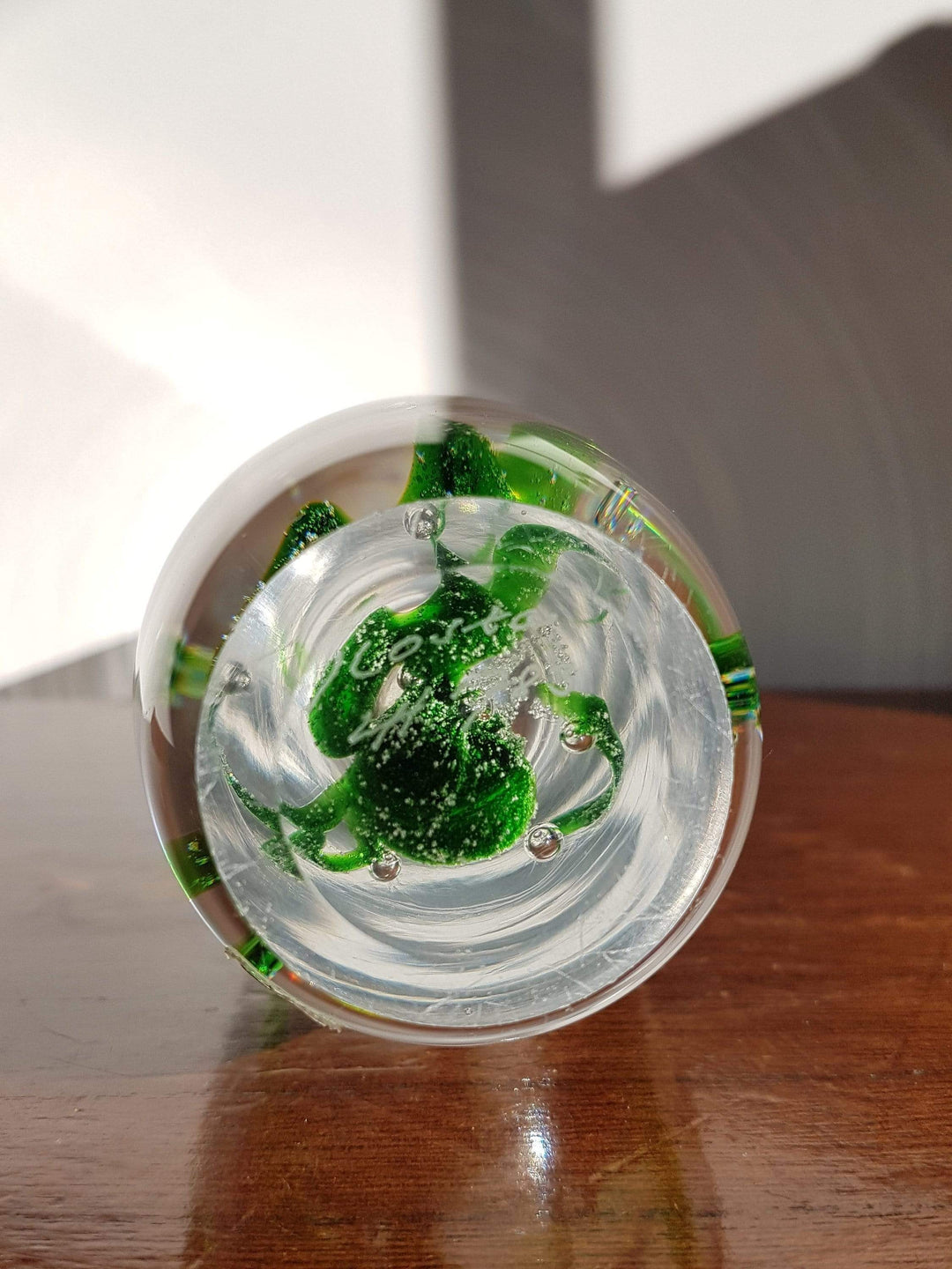 1960s Swedish Kosta (Boda) Seaweed series Art Glass Vase by