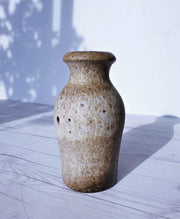 AnyesAttic Ceramic 1970s West German Pottery Scheurich Coffee and Matte Foam Lava Glaze Ceramic Bottle Vase