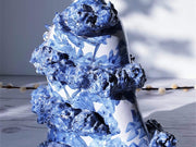 AnyesAttic Ceramic 1976 Bjorn Wiinblad, Moster Ella 'Aunt Ella' Series, M18 Blue on White Ceramic Sculpture | Danish