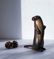 AnyesAttic Ceramic 1980 Lisa Larson for WWF by Gustavsberg, Limited Edition 'Observant Otter' Figure, Swedish