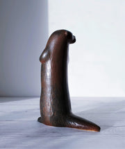 AnyesAttic Ceramic 1980 Lisa Larson for WWF by Gustavsberg, Limited Edition 'Observant Otter' Figure, Swedish