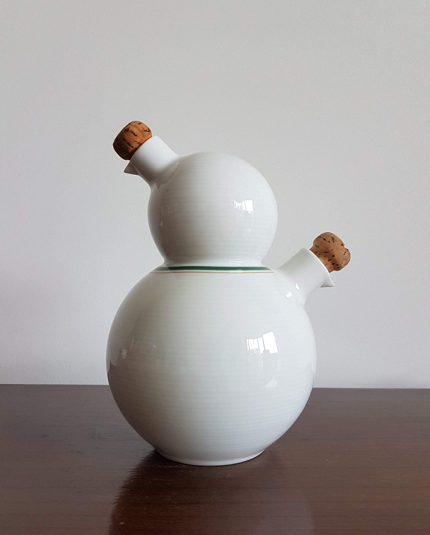 1980s West German Thomas (Rosenthal) Oil and Vinegar White Porcelain a – Haute Curature