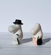 AnyesAttic Ceramic 1990s Moominmamma and Moominpapa figurines by Tuulikki Pietilä for Arabia of Finland