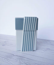 AnyesAttic Ceramic Antje Brüggemann for Rosenthal Studio Line, 1980s 'Linear' Series, Modernist Striped Ceramic Vase