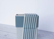 AnyesAttic Ceramic Antje Brüggemann for Rosenthal Studio Line, 1980s 'Linear' Series, Modernist Striped Ceramic Vase