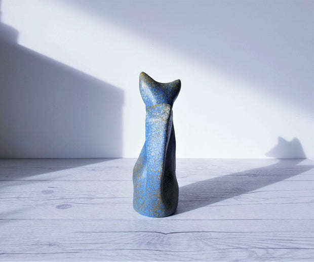 AnyesAttic Ceramic Bekå Keramik by Birger Åström, Scandinavian Modern, Geometric Stoneware Fox Sculpture | 1960s - 70s