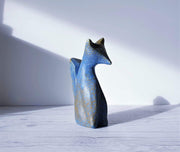 AnyesAttic Ceramic Bekå Keramik by Birger Åström, Scandinavian Modern, Geometric Stoneware Fox Sculpture | 1960s - 70s