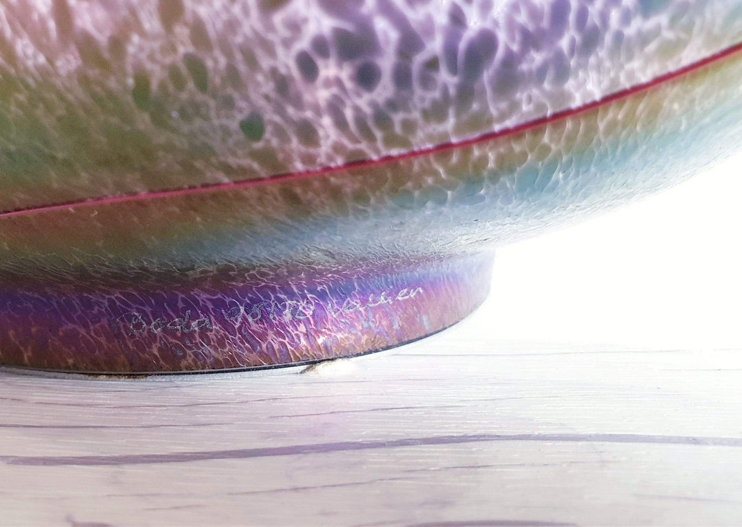 Bertil Vallien for (Kosta) Boda, Volcano Series, Iridescent Studio