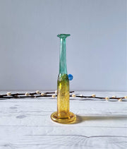 AnyesAttic Glass Bertil Vallien, (Kosta) Boda, Antikva and Wind Pipes Series, Duo of Handblown Frit Vases, 1970s