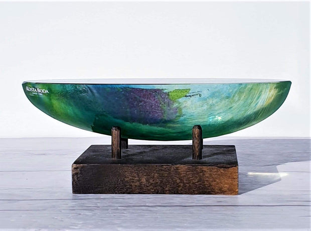 AnyesAttic Glass Bertil Vallien, Kosta Boda, Ocean Palette Fascinating Boat Sculpture, 1000 Pieces | Swedish, 2000s