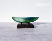 AnyesAttic Glass Bertil Vallien, Kosta Boda, Ocean Palette Fascinating Boat Sculpture, 1000 Pieces | Swedish, 2000s