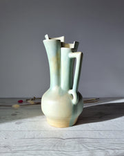 Beswick Pottery Ceramic Beswick Pottery, Art Deco Satin-Matt Sherbet Palette Glaze Pitcher Jug Vase, British, 1930s