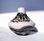 AnyesAttic Ceramic Carstens Tonnieshof, Mid Century Modern '200' UFO Vase with Rare Glacial Fat Lava Decor | 60s – 70s