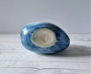 Studio Pottery Ceramic Cornish Studio Pottery, Tremaen, Tremar att. Modernist Pebble / Moon Vase, 1970s-80s, British