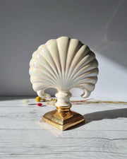 Crown Devon Ceramic Crown Devon Art Deco - Hollywood Regency Moderne - Iridescent Feather Fan Vase, British, 1930s, Rare