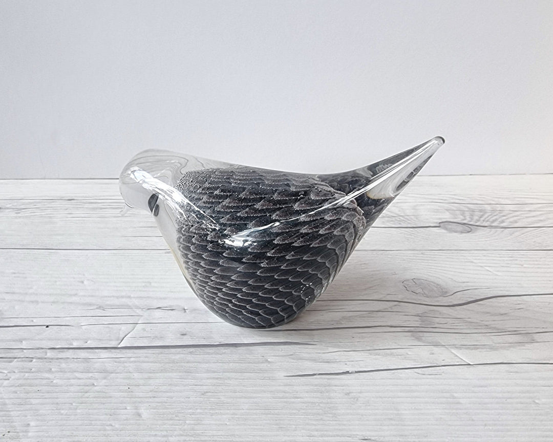 Fare Marcolin for FM Konstglas, Overlapping Feather Sfumato Art