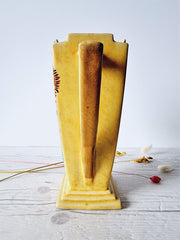 Wade Ceramics Ceramic Flaxman Ware by Wade Heath, Art Deco 'Castile 15' Form, Sunflower Palette Jug Vase, 1930s, British