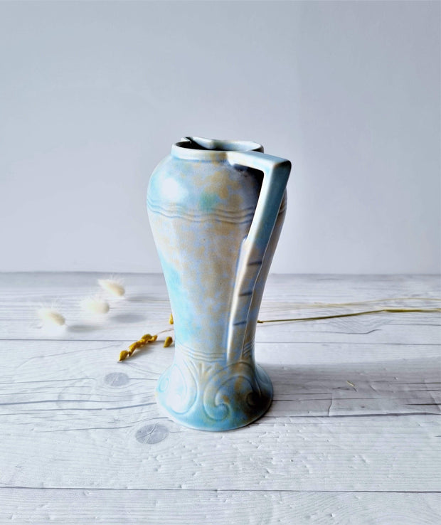 Wade Ceramics Ceramic Flaxman Ware, 'Low Tide at Pourville, near Dieppe' Impressionist Palette Art Deco Jug Vase, c.1936