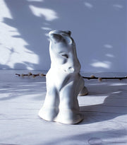 Gefle Keramik Ceramic Maggie Wibom for Gefle Ceramics, Stylised Art Deco Horse in White | 1933 - 1934, Swedish