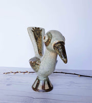 AnyesAttic Ceramic Gerd Hiort Petersen for Søholm, 'Nature of Bornholm' Palette Ceramic Bird Sculpture | Danish, 1970s