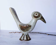 AnyesAttic Ceramic Gerd Hiort Petersen for Søholm, 'Nature of Bornholm' Palette Ceramic Bird Sculpture | Danish, 1970s