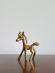 Hertha Baller Metals 1940s - 50s Austrian Walter Bosse for Hertha Baller Mid Century Modern Brass Horse Figurine