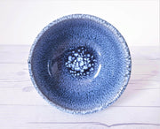 AnyesAttic Ceramic Kintsugi | Glit Iceland, REAL Lava 'Fat Lava' 'Snow Blizzard' Blue Glaze Bowl | 1960-70s, Rare