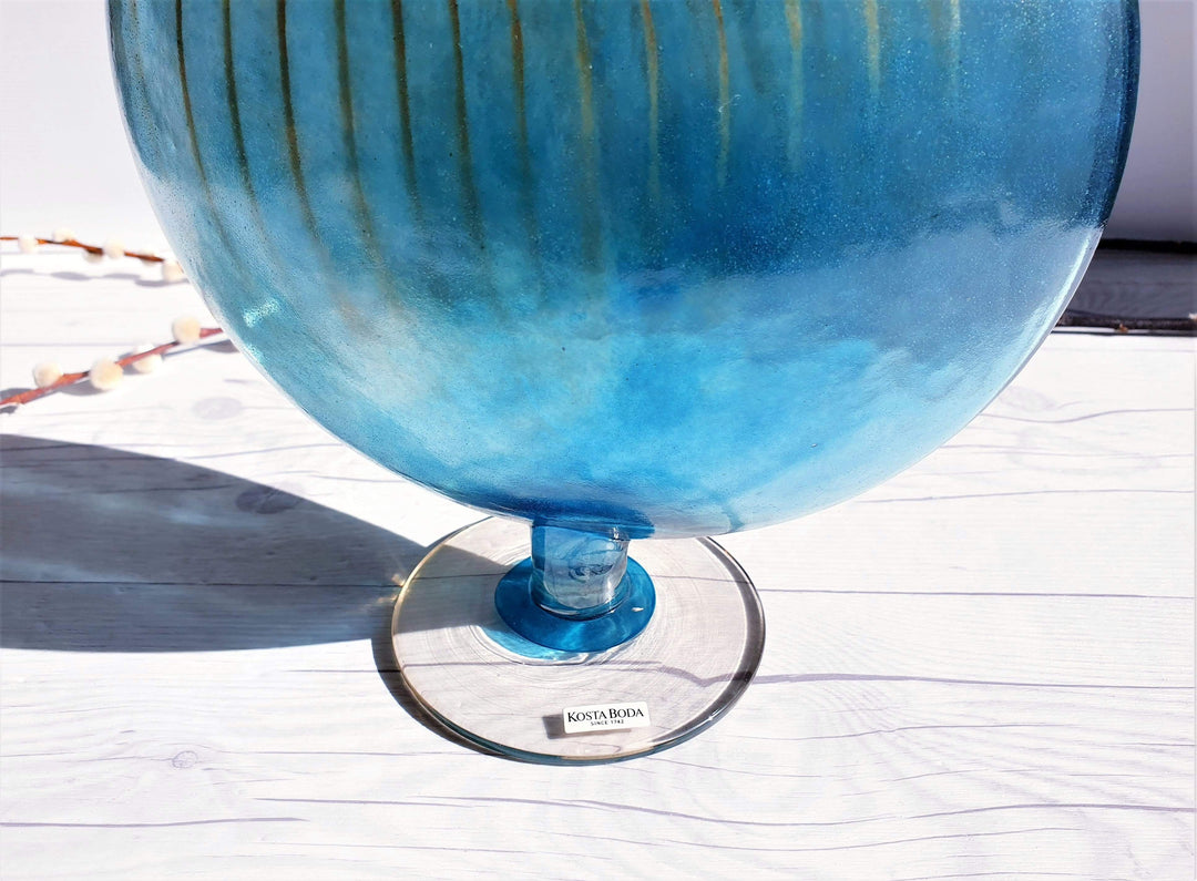 Kjell Engman 'Bon Bon' series, Kosta Boda, Candied Sapphire