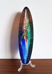 Kosta Boda Glass Glass 1990s Swedish Kosta Boda, Bertil Vallien 'Journey' Series Sand Cast Glass Boat Sculpture  - Signed