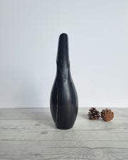 Gefle Keramik Ceramic Lillemor Mannerheim for Gefle Keramik, 1954 Labrynt, Mangania Series Sculptural Flask Vase, Sweden