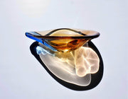 AnyesAttic Glass Mstisov by Hana Machovska, Romana Series Modernist Art Glass Teardrop Dish | 1960s, Czech, Rare