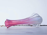 Murano Glass Murano Fratelli Toso in Pink, Opalescent and Clear, 'Propeller' Vase | 1950s-60s, Italian, Rare Form