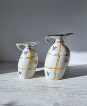 Ruscha Ceramic Pair of Kurt Tschörner for Ruscha Keramik, Sculptural Abstract 321 Jug Vases, 1960s-70s, WGP