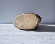 Studio Pottery Ceramic Peter Ellery for Tremaen Pottery Mid-Century Modernist Pebble / Moon Vase, 1970s-80s, British