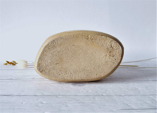 Tremaen Ceramic Peter Ellery for Tremaen Pottery Nanceddan Series, Sculptural Cornish Pebble Vase, 1970s, British