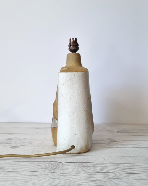 Tremaen Ceramic Peter Ellery for Tremaen Studio, Zennor Series Sculptural Modernist Ceramic Lamp Base, 1970s, British