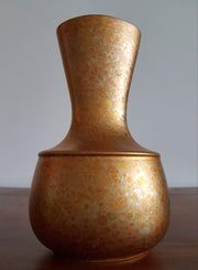 Rosenthal Porcelain Rosenthal Goldfeuer Series Vase – Rare Gold Decor by Helmut Drexler, 1970s, West German