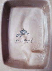 Royal Copenhagen Porcelain Ceramic 1960 Danish Royal Copenhagen Aluminia Johannes Hedegaard Glaze Relief Earthenware Wall Ceramic