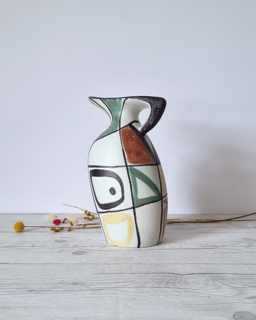Ruscha Keramik, Milano Series Sculptural Abstract Jug, 1960s
