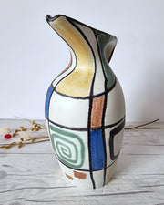 Ruscha Ceramic DRAFT 1960s Ruscha Milano Keramik Abstract Jug