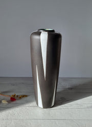 Ruscha Ceramic Ruscha Keramik, Montblanc Series, Kurt Tschörner, Modernist Monochromatic Palette Vase, 1960s