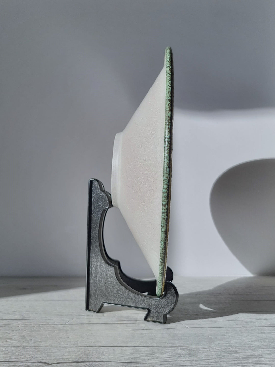 Ruscha Keramik, Statement Sculptural Charger Plate, Fat Lava