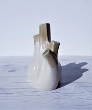 AnyesAttic Ceramic Sgrafo Modern 'Korallen' Series by Peter Müller Sculptural Op Art Ceramic Vase | 1960s - 70s