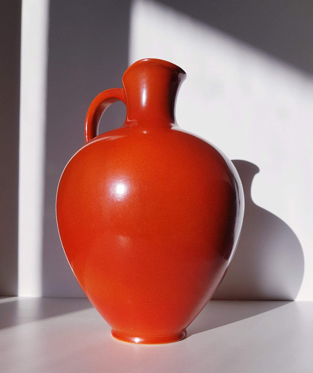 AnyesAttic Ceramic Ursula Fesca for Waechtersbach, Urania Series Ceramic Pitcher Vase, 1950s - 60s, West German