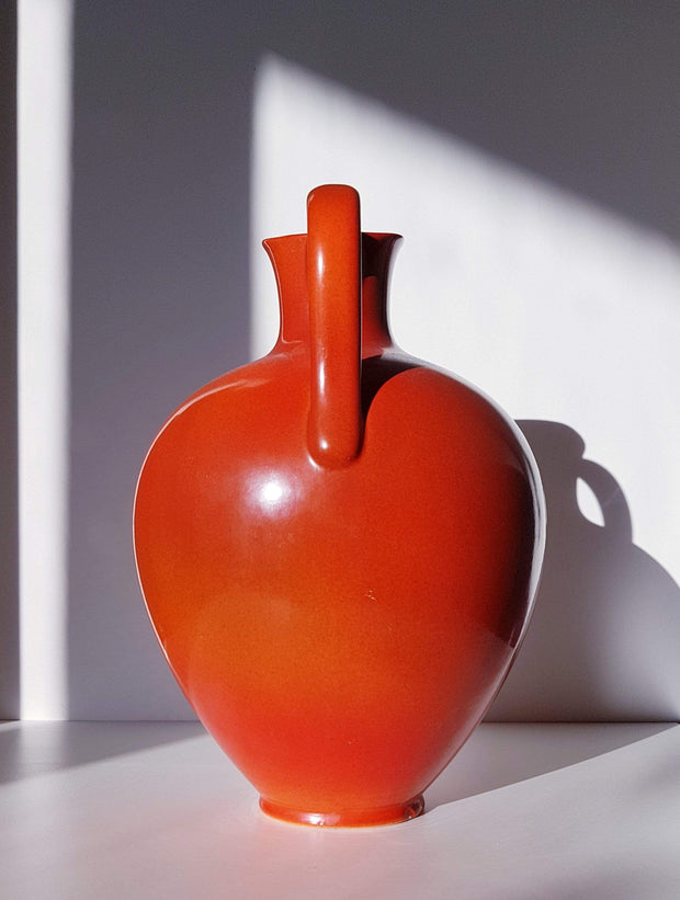 AnyesAttic Ceramic Ursula Fesca for Waechtersbach, Urania Series Ceramic Pitcher Vase, 1950s - 60s, West German