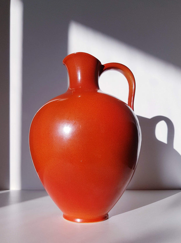 AnyesAttic Ceramic Ursula Fesca for Waechtersbach, Urania Series Ceramic Pitcher Vase, 1950s - 60s, West German